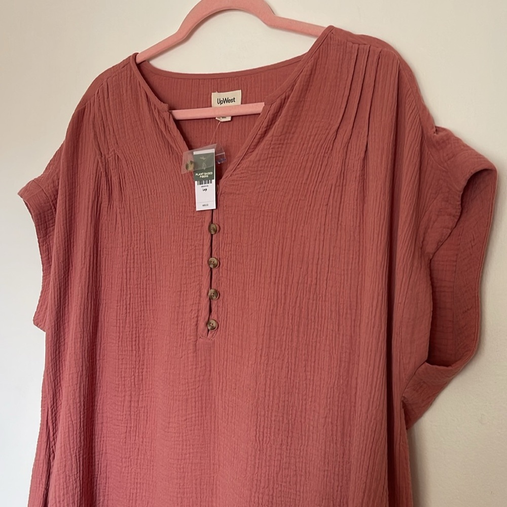 NWT Up West Cotton Gauze Dress